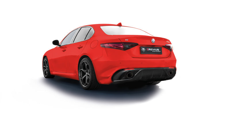 Remus 2016 Alfa Romeo Giulia Veloce 2.0L Turbo Multiair Cat Back Exhaust - Mammoth Racing -