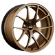 BBS RI-A 18x10 5x120 ET25 Satin Bronze -82mm PFS/Clip Required - Mammoth Racing -