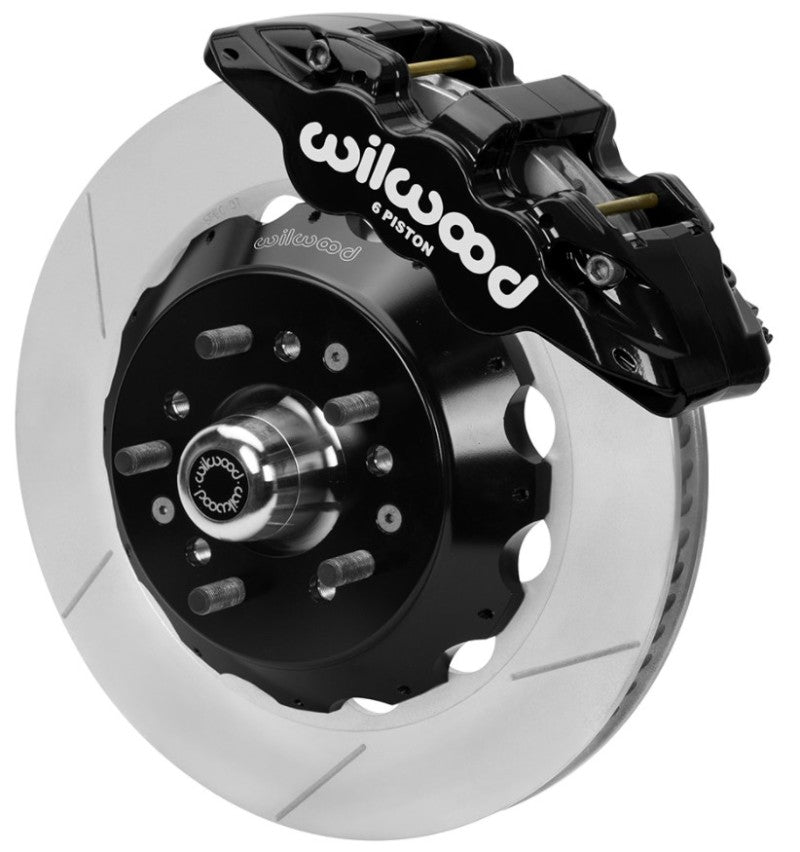 Wilwood 70-81 FBody/75-79 A&XBody Aero6 Frt BBK 14in Rtr Blk Calipers Use w/ Pro Drop Spindle - My Store
