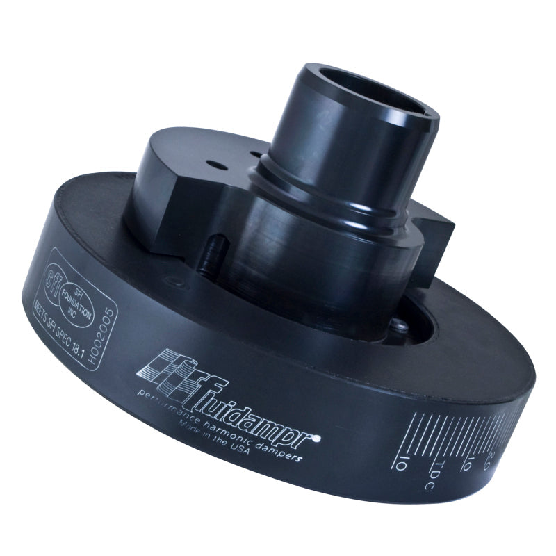 Fluidampr Ford 302 HO (5.0L) V8 External balance (w/ 34oz CW) Steel Balanced Damper - Mammoth Racing -