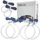 Oracle Dodge Charger 05-10 Triple Ring Halo Kit - ColorSHIFT w/ BC1 Controller - Mammoth Racing -