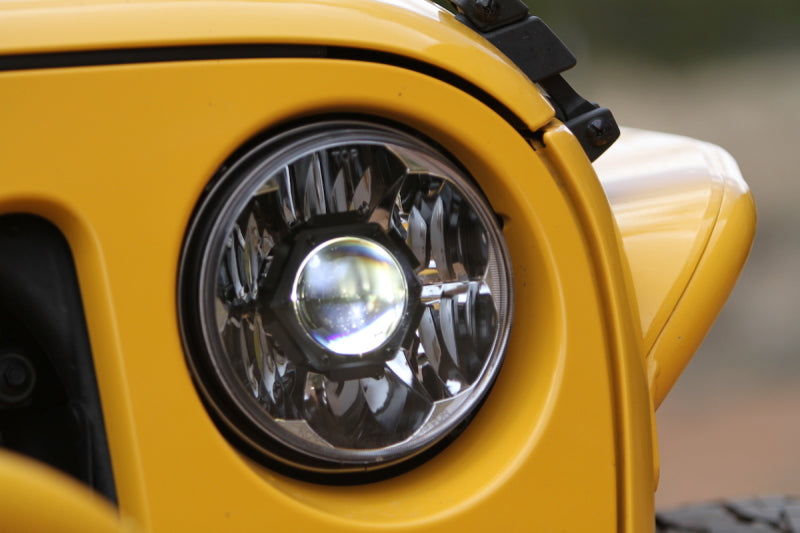 KC HiLiTES 07-18 Jeep JK (Not for Rubicon/Sahara) 7in. Gravity LED Pro DOT Headlight (Pair Pack Sys) - Mammoth Racing -