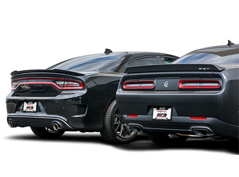 Borla 15-16 Dodge Challenger Hellcat 6.2L V8 ATAK w/ Valve Simulator CB Exhaust Factory Valance - My Store