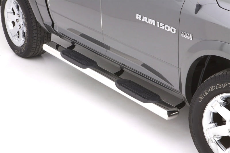Lund 10-17 Dodge Ram 2500 Crew Cab 6in. Oval Straight SS Nerf Bars - Polished - My Store