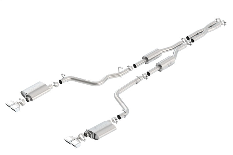 Borla 09-14 Dodge Challenger R/T 5.7L RWD 2Dr. 2.5in. ATAK CB Exhaust - Dual Split Rear Exit - My Store
