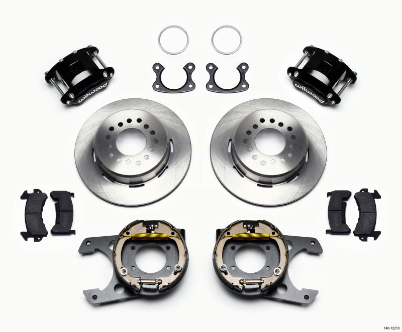 Wilwood D154 P/S Park Brake Kit Small Ford 2.66in Offset - Mammoth Racing -