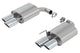 Borla 2018 Ford Mustang GT 5.0L AT/MT 2.5in S-Type Exhaust w/o Valves (Rear Section Only) - My Store