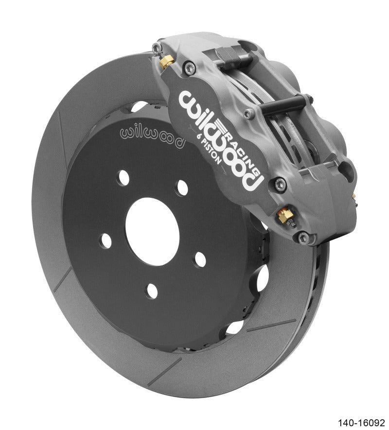 Wilwood Forged Narrow Superlite 6R Front Brake Kit (Race) 12.88in Slotted Rotor 06-15 Honda Civic Si - My Store