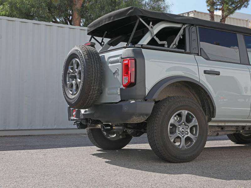 aFe Vulcan 3in 304 SS Cat-Back Exhaust 2021 Ford Bronco L4-2.3L (t)/V6-2.7L (tt) w/ Black Tips - My Store