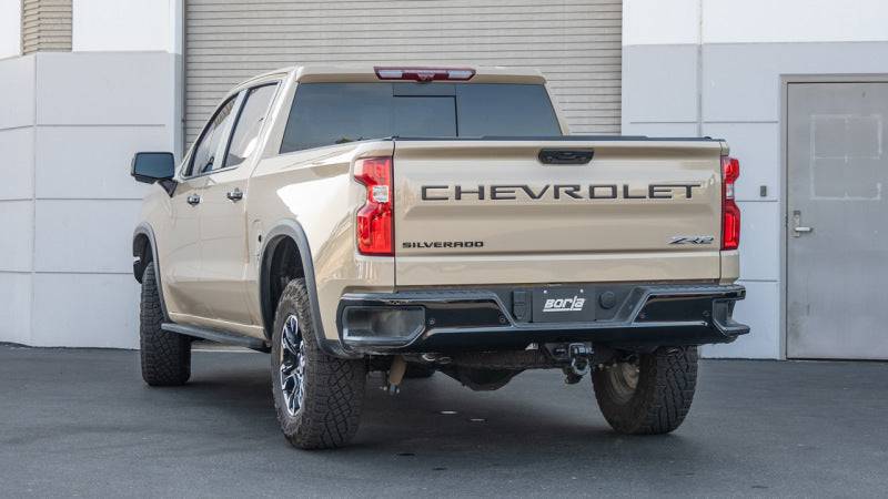 Borla 22-23 Chevrolet Silverado 1500 ZR2 & AT4X 6.2L CC SB 147.5in WB S-Type True Dual - Mammoth Racing -