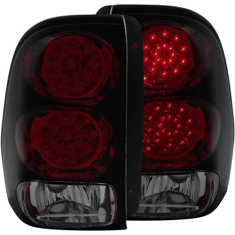 ANZO 2002-2009 Chevrolet Trailblazer LED Taillights Red/Smoke - Mammoth Racing -