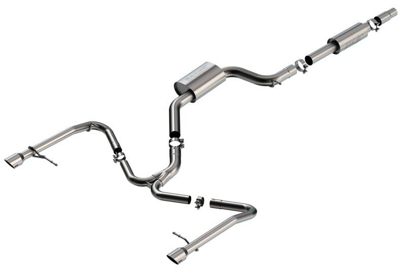 Borla 19-21 VW GLI 2.0L S-Type 3.5in x 5.5in Tip Cat-Back Exhaust - Mammoth Racing -
