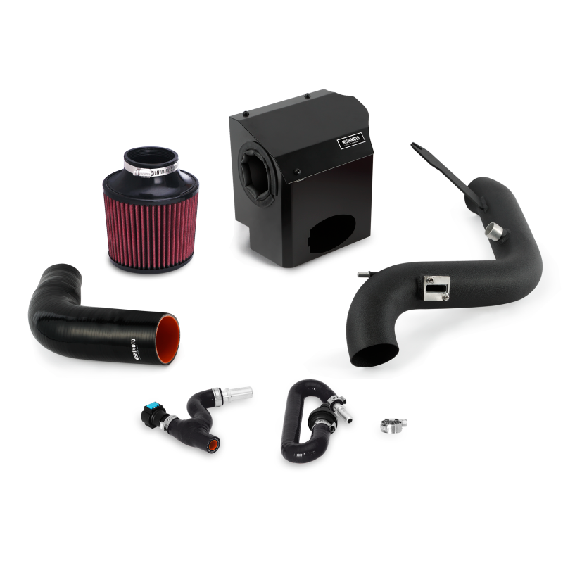 Mishimoto 2016 Ford Fiesta ST 1.6L Performance Air Intake Kit - Wrinkle Black - Mammoth Racing -