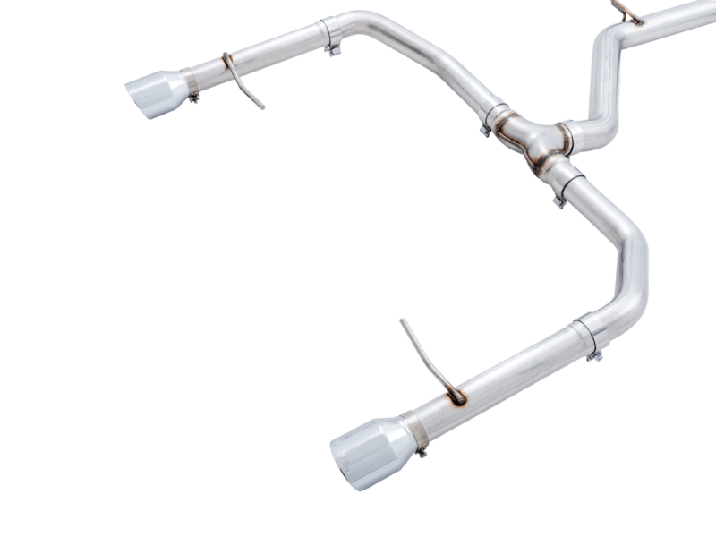 AWE Tuning 18-21 Volkswagen Jetta GLI Mk7 Track Edition Exhaust - Chrome Silver Tips (Fits OEM DP) - My Store
