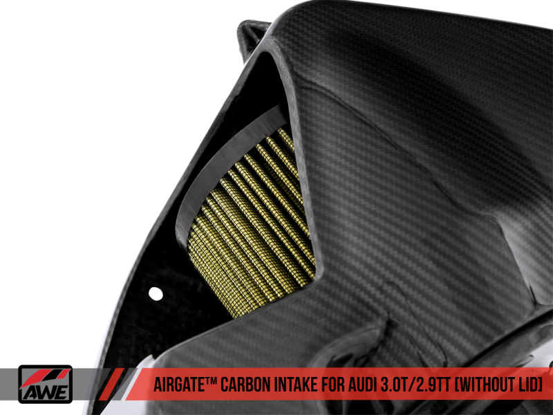 AWE Tuning Audi B9/B9.5 S4/S5/RS5 3.0T Carbon Fiber AirGate Intake w/ Lid - Mammoth Racing -