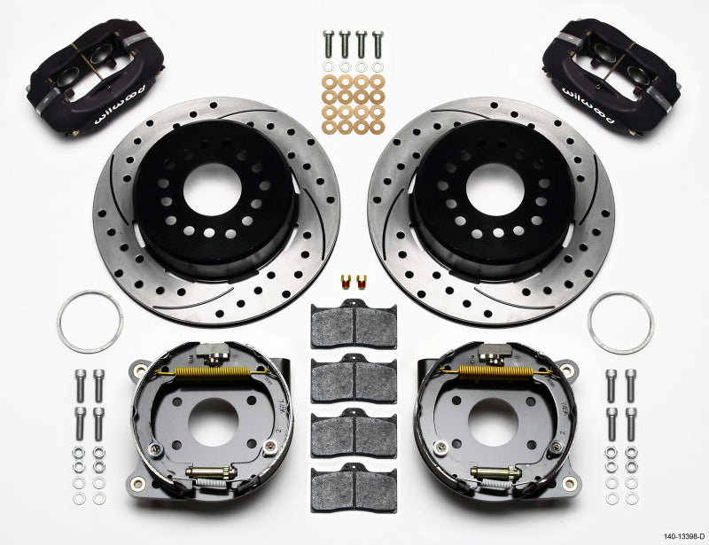 Wilwood Forged Dynalite P/S Park Brake Kit Drilled AMC 71-74 2.60in Offset - My Store