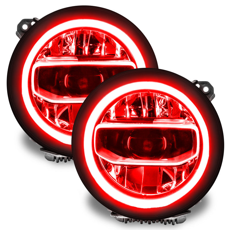 Oracle Jeep Wrangler JL/Gladiator JT RGB+W Headlight DRL Upgrade Kit - ColorSHIFT 2 - Mammoth Racing -