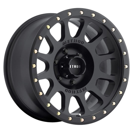 Method Mr305 NV 18x9 0mm Offset 6x135 94mm CB Method Matte Black Street Loc Wheel