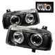 Spyder Volkswagen Jetta III 93-98 Projector Headlights LED Halo Blk High H1 Low H1 PRO-YD-VJ93-HL-BK - Mammoth Racing -