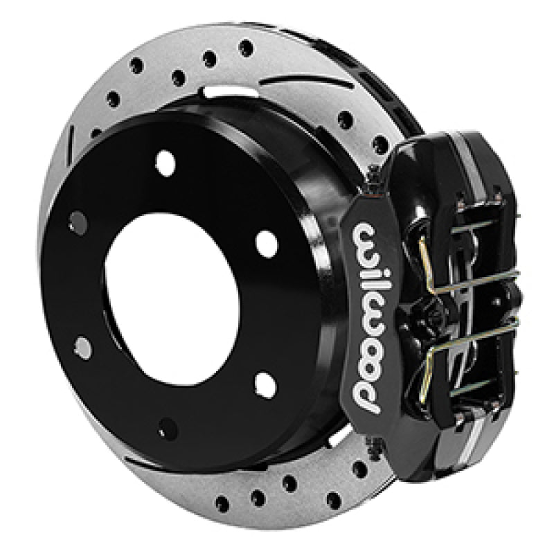 Wilwood 63-87 C10/c15 DynaPro Fdplp Black Calipers 11in x .81in D/S Rotors 6-Lug Rear Disc Brake Kit - My Store