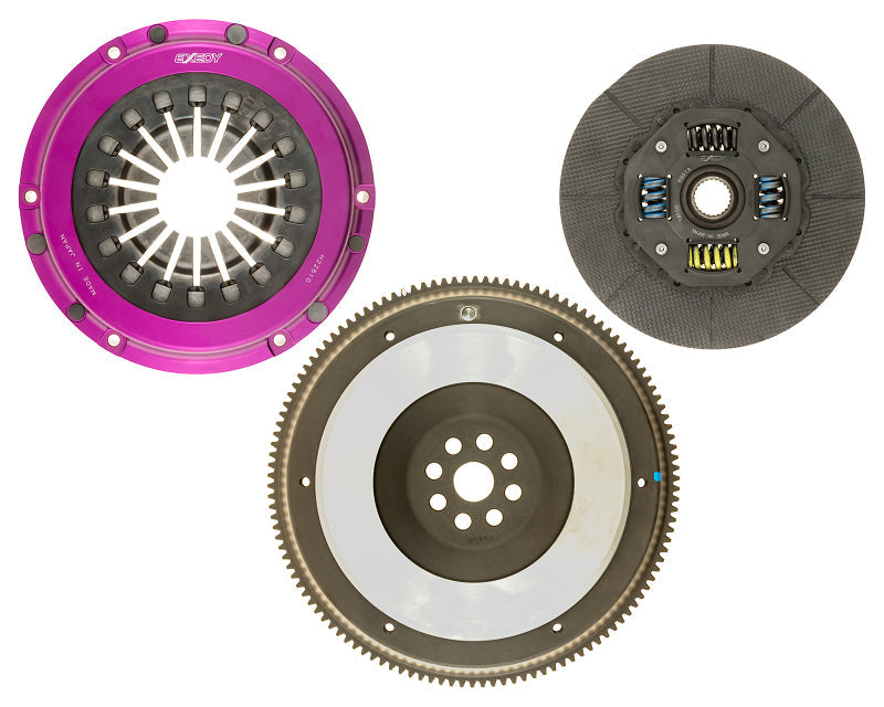 Exedy 1991-1996 Acura NSX V6 Hyper Single Carbon-D Clutch Sprung Center Disc Pull Type Cover - Mammoth Racing -
