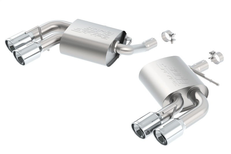 Borla 2016 Chevy Camaro V6 AT/MT S-Type Rear Section Exhaust w/o Dual Mode Valves - My Store