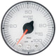 Autometer Spek-Pro 2 1/16in 100psi Stepper Motor W/Peak & Warn White/Black Boost Gauge - My Store