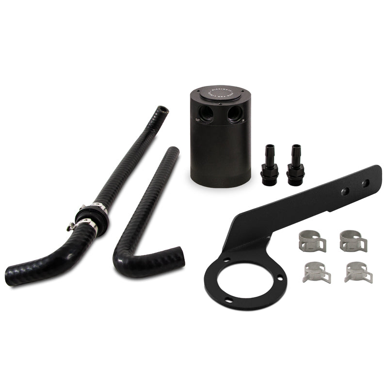 Mishimoto 2018+ Honda Accord 2.0T Baffled Oil Catch Can PCV Side - Black - Mammoth Racing -