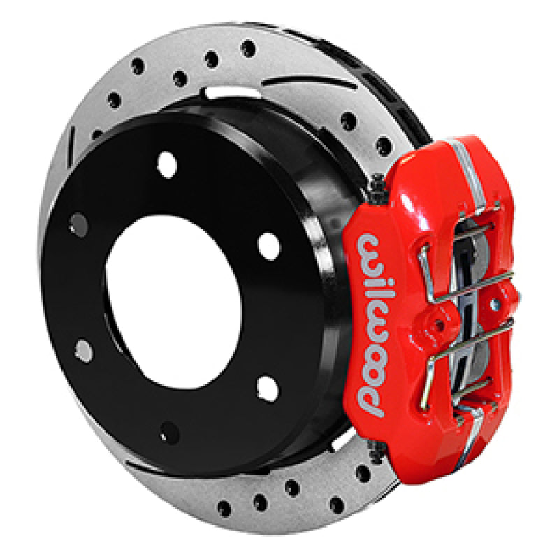 Wilwood 63-87 C10/c15 DynaPro Fdplp Red Calipers 11in x .81in D/S Rotors 6-Lug Rear Disc Brake Kit - My Store