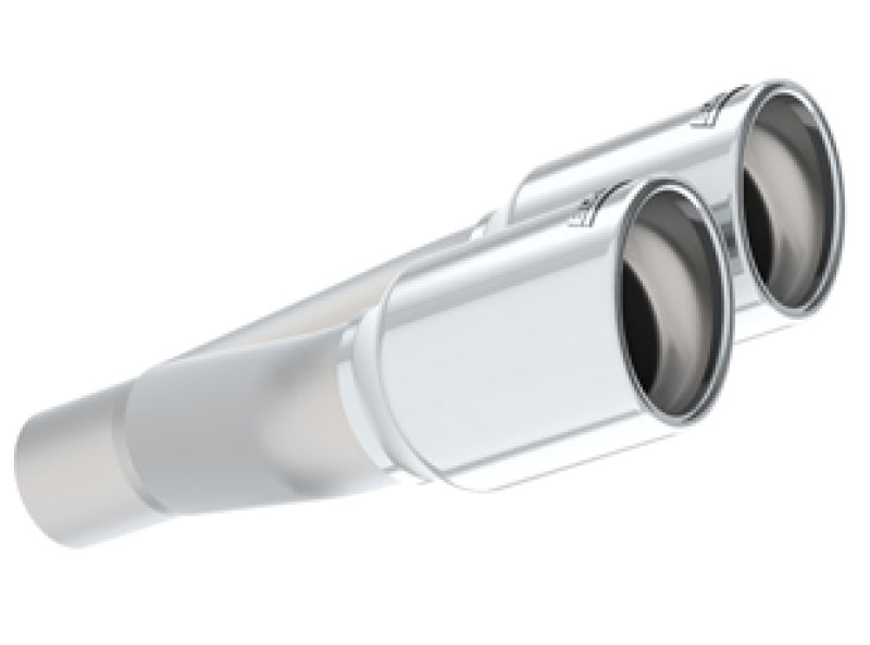 Borla Universal Polished Tip Dual Round Rolled Angle-Cut (inlet 2in. Outlet 3in) *NO Returns* - My Store