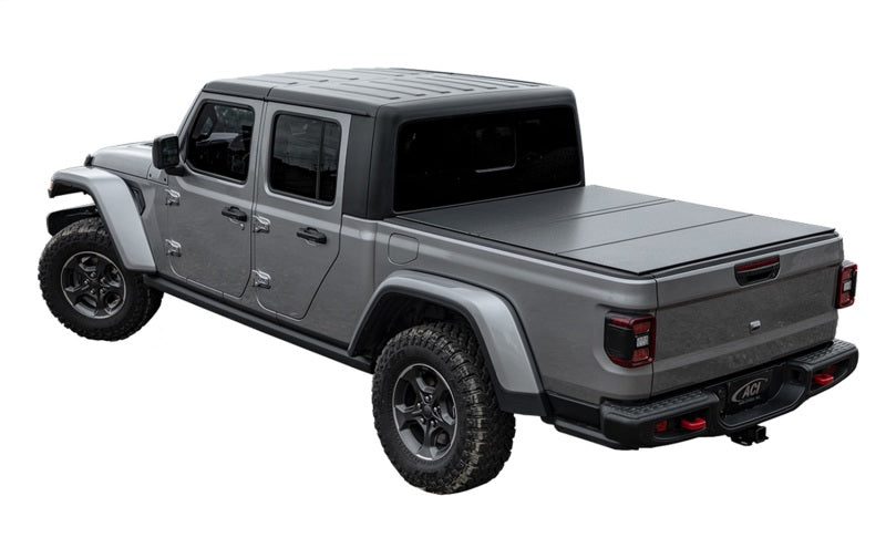 Access Lomax Tri-Fold Cover 2020 Jeep Gladiator 5ft Box (w/ Trail Rail) Black Matte - My Store