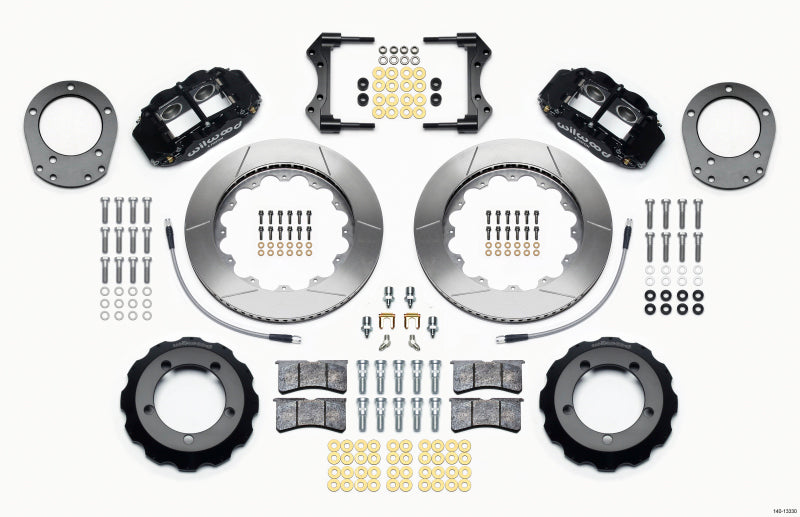 Wilwood Narrow Superlite 4R Front Hat Kit 14.00in 76-77 Ford Bronco Dana 44 w/Lines - My Store