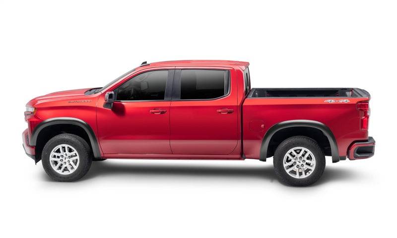 Bushwacker 19-21 Chevrolet Silverado 1500 OE-Style 4PC Fender Flares Black Smooth - Mammoth Racing -
