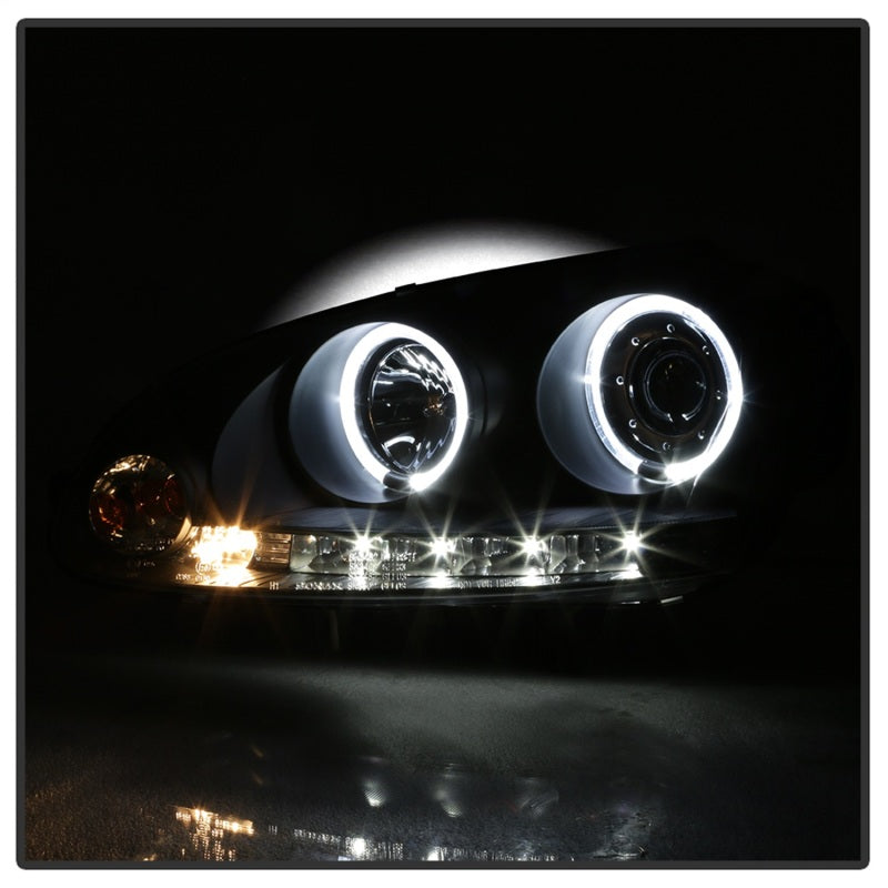 Spyder Volkswagen GTI 06-09/Jetta 06-09 Halogen Model Only - LED Halo DRL Black PRO-YD-VG06-HL-BK - Mammoth Racing -