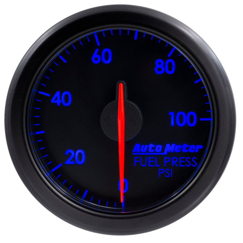 Autometer Airdrive 2-1/6in Fuel Pressure Gauge 0-100 PSI - Black - My Store