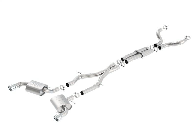 Borla 16-17 Chevy Camaro SS 6.2L ATAK Catback Single Split Rear Exit Exhaust w/Single Tips - Mammoth Racing -