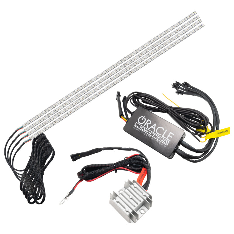 Oracle 20-22 Ford F-250/350 Super Duty Dynamic ColorSHIFT Headlight DRL Upgrade Kit w/Switchback - Mammoth Racing -