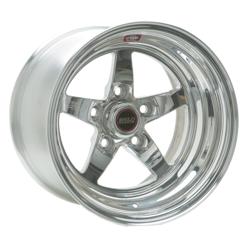 Weld S71 15x8.33 / 5x4.5 BP / 4.5in. BS Polished Wheel (Low Pad) - Non-Beadlock - Mammoth Racing -