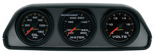AutoMeter Extreme Environment 3 Gauge Kit w/ Universal Dash Pod - My Store