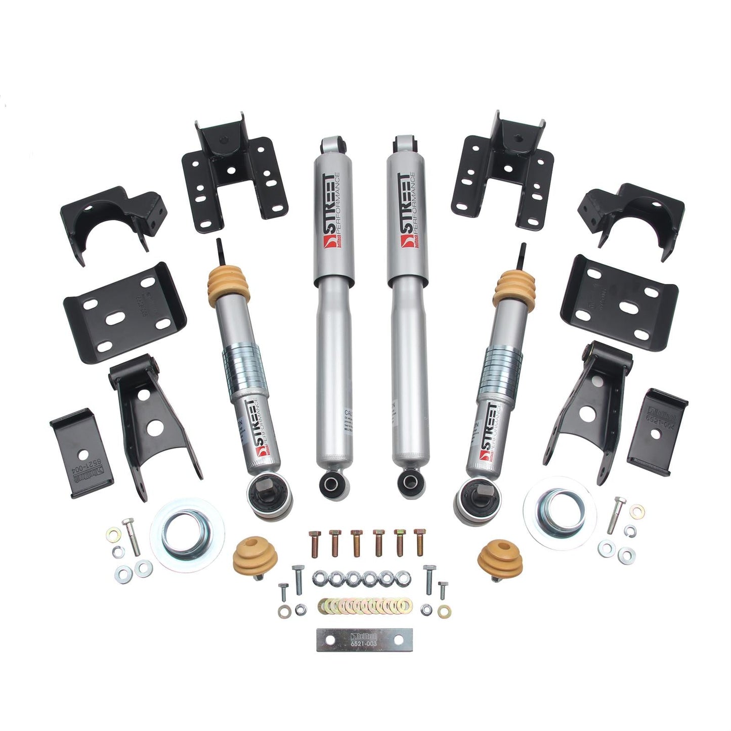 2016.5-2018 Sil/Sierra All Cab 4Wd 2f/4r With Street Performance Shocks All Cab - Mammoth Racing -