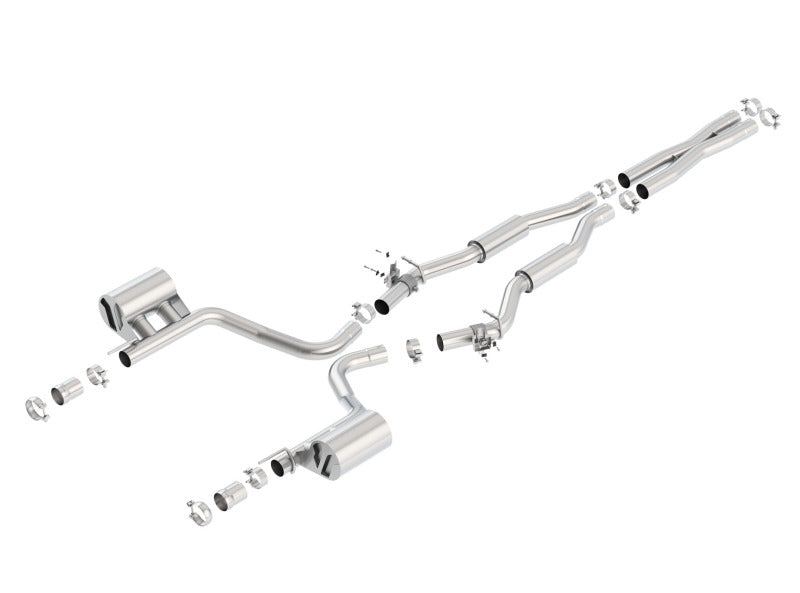 Borla 2015 Dodge Challenger SRT/392 Hemi 6.4L V8 S-TYPE Catback Exhaust w/ Valves Factory Bezel - My Store
