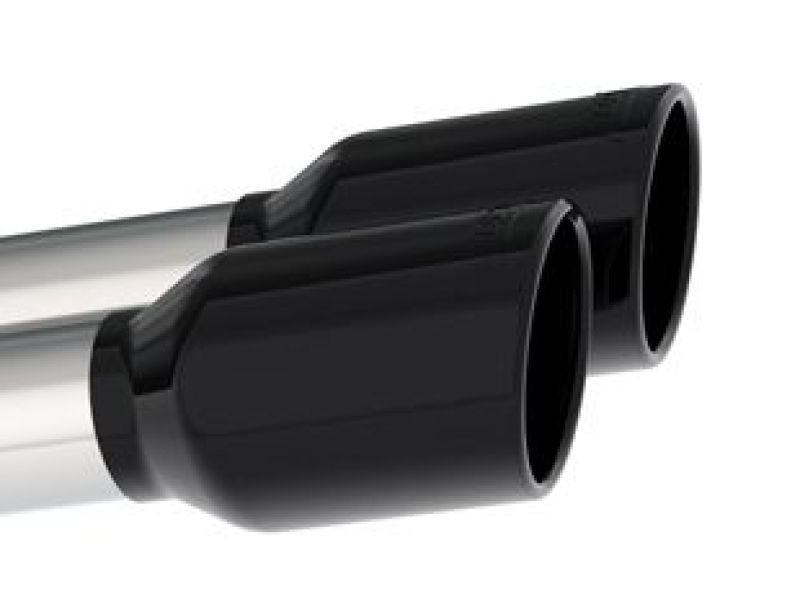 Borla 2020 Chevrolet Corvette C8 6.2 ATAK 3in Exhaust System Dual Round Rolled A/C Black Chrome Tips - My Store