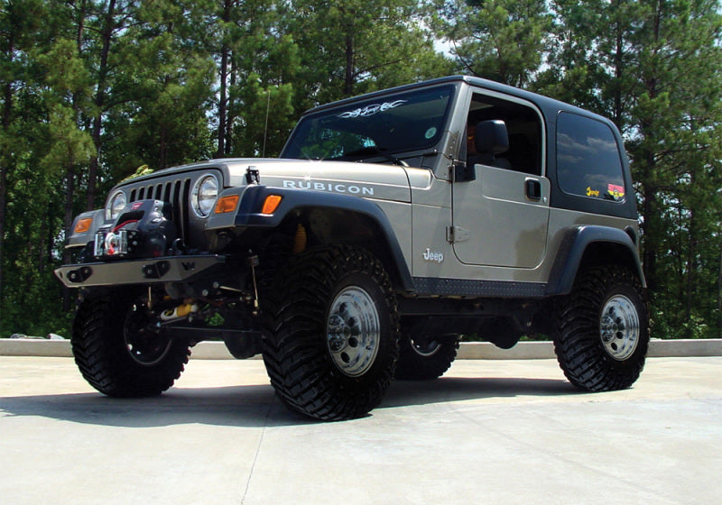 Superlift 97-06 Jeep Wrangler TJ w/ 3-4.5in Lift Kit Adjustable Track Bar - Front - Mammoth Racing -