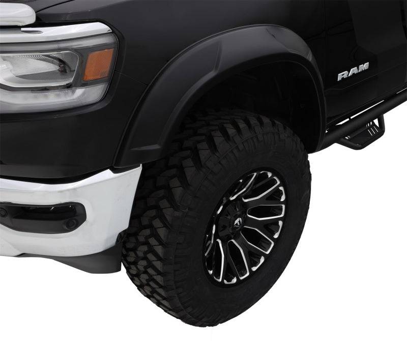 Bushwacker 19-22 Ram 1500 (Excl. Rebel/TRX) 76.3 & 67.4in Bed DRT Style Flares 4pc - Blk / Smooth - Mammoth Racing -