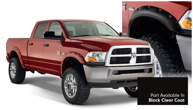 Bushwacker 16-18 Dodge Ram 2500 Fleetside Pocket Style Flares 4pc 76.3/98.3in Bed - Black CC - My Store