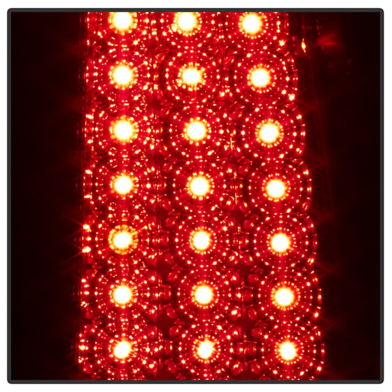 Xtune Chevy Silverado 1500/2500/3500 99-02 LED Tail Lights Red Smoke ALT-ON-CS99-LED-RS - Mammoth Racing -