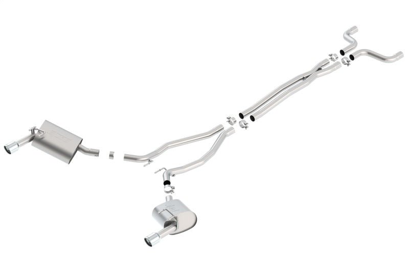 Borla 14-15 Camaro 3.6L V6 Single Split Rear Exit Touring Catback Exhaust - My Store