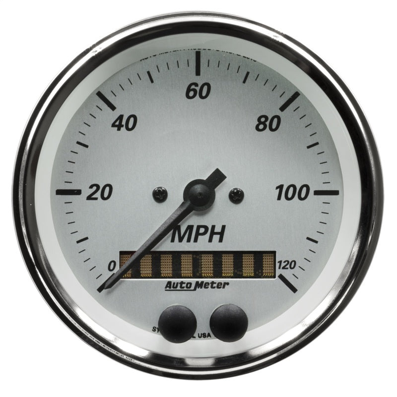 AutoMeter American Platinum Series 0-120mph 3-3/8in. GPS Speedometer Gauge - My Store