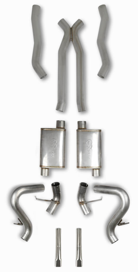 Hooker Blackheart 3" 304 Stainless Steel Gen Iii Hemi Swap Exhaust System - My Store