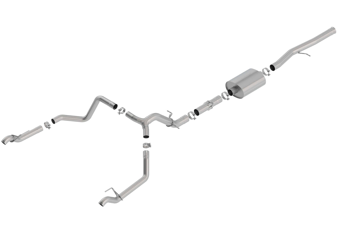Borla 19 Chevrolet Silverado/GMC Sierra 1500 6.2L SS ATAK Catback Exhaust w/ Factory Tips - Mammoth Racing -